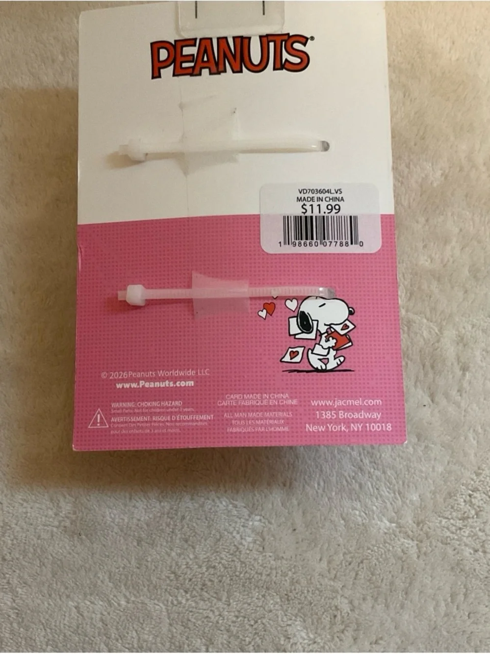 Peanuts set hair